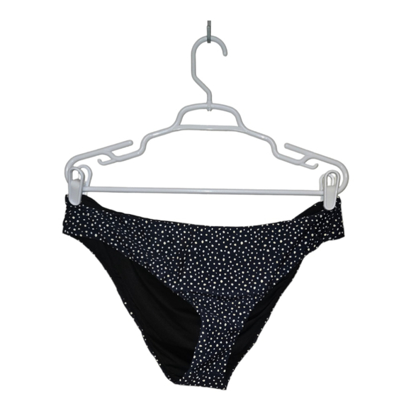 J.Crew Factory XXL Hipster Bikini Bottom Navy White Dot NWT - Picture 2 of 10